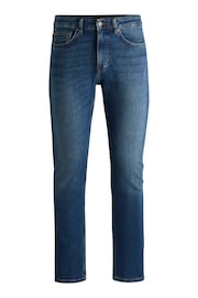 BOSS Blue Slim Fit Delaware Jeans In Comfort Stretch Denim - Image 5 of 5