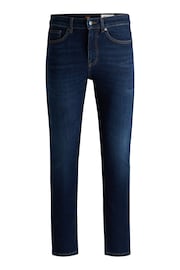 BOSS Blue Slim Fit Delaware Jeans In Super Stretch Denim - Image 5 of 5