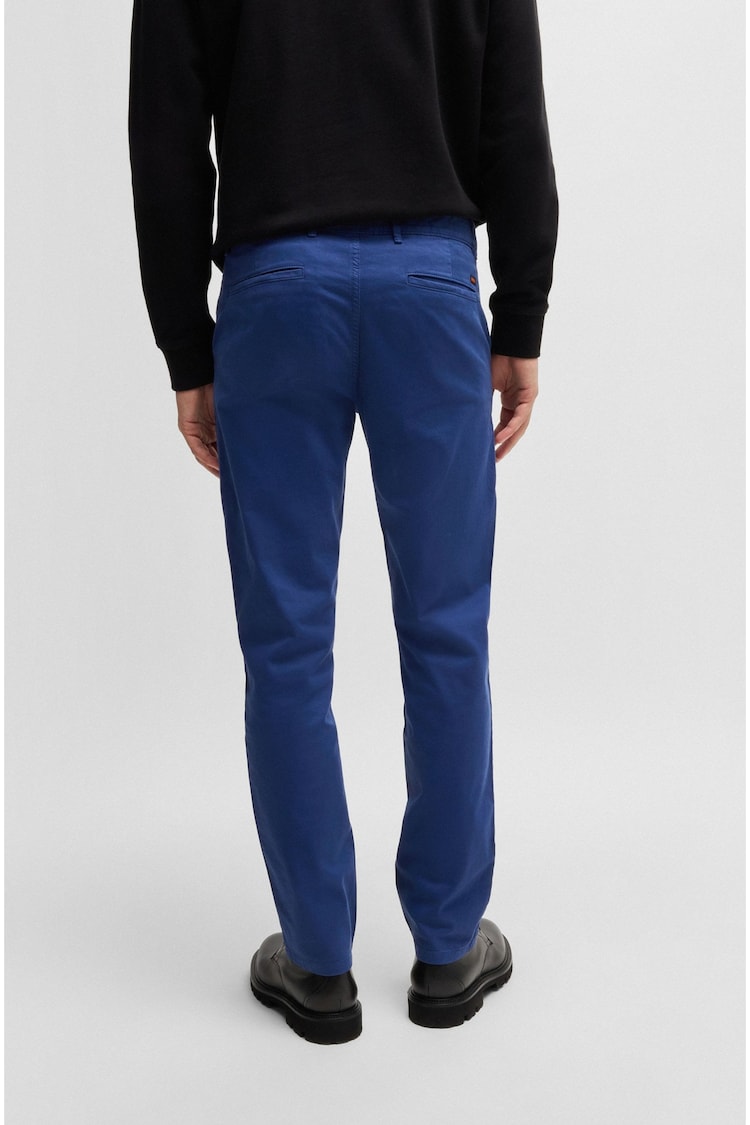 BOSS Blue Slim Chino Trousers - Image 2 of 5