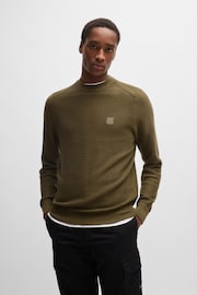 BOSS Green Kanovano Box Logo Cashmere Blend Jumper - Image 1 of 5