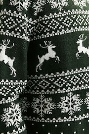 JACK & JONES Christmas Fairisle Crew Neck Knitted Jumper - 圖片 5，共 5