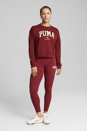 Puma Red Womens Squad Full Length Crewneck Sweatshirt - Image 3 of 6