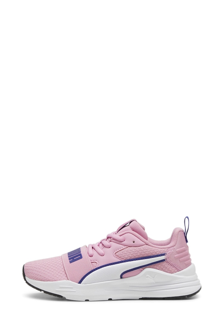 Puma Pink Youth Boys Wired Run Pure Shoes - Image 2 of 6