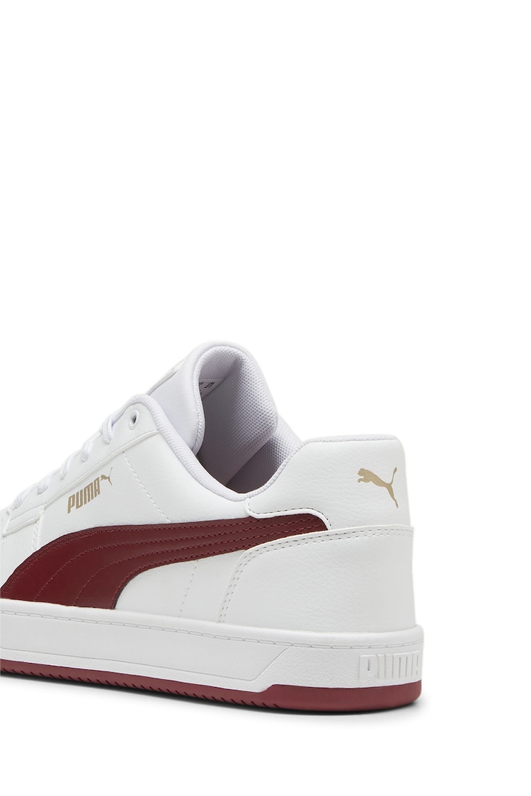 Puma White Mens Caven 2.0 Sneakers Trainers - Image 6 of 6