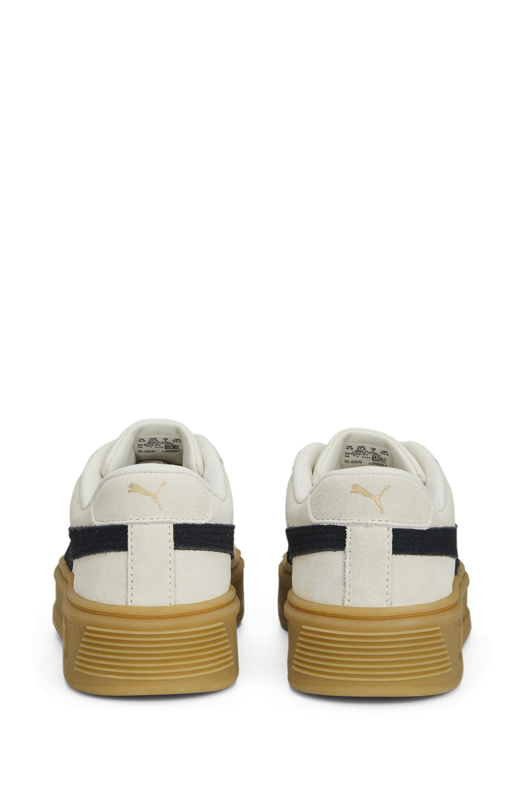 Buy Puma White Womens Smash Platform V3 Suede Sneakers Trainers from the Next UK online shop