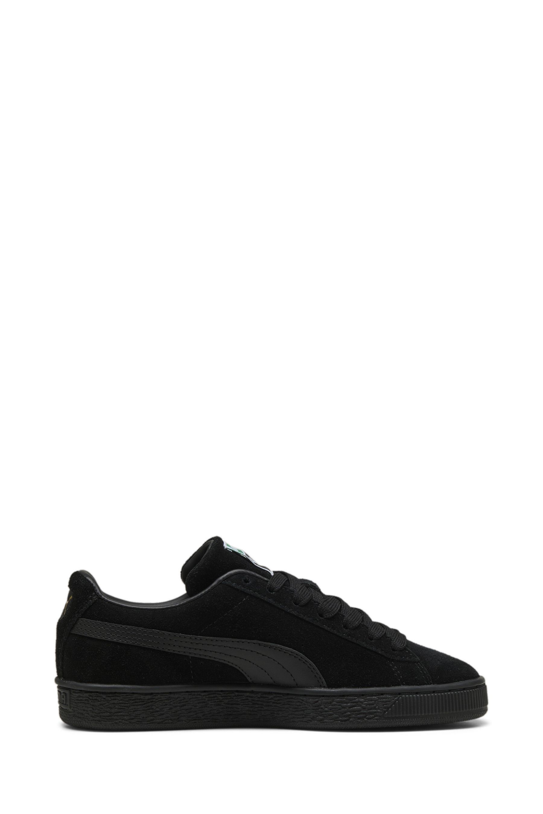 Boys black puma trainers shop