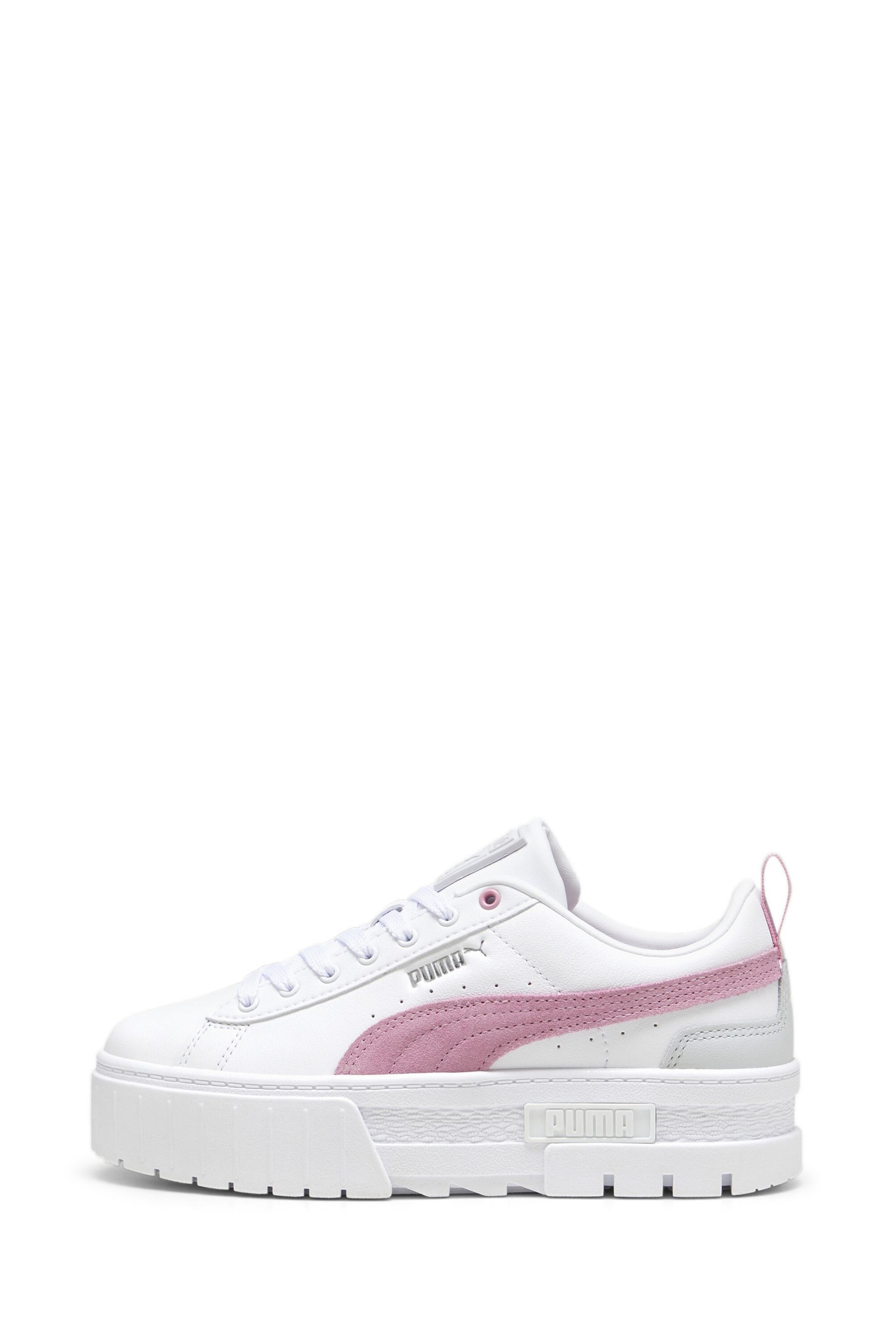 Buy Puma White Pink Women Mayze Trainers from the Next UK online shop