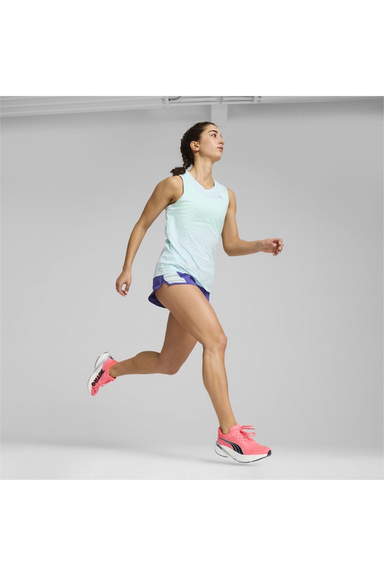 Puma Blue Womens Run Favourite Running Tank Top - Image 2 of 6