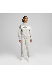 Puma Grey Womens SQUAD Quarter Zip Sweat Top - Image 3 of 6