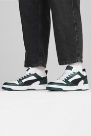 Puma Mens Rebound V6 Low Sneakers Trainers - Image 1 of 6