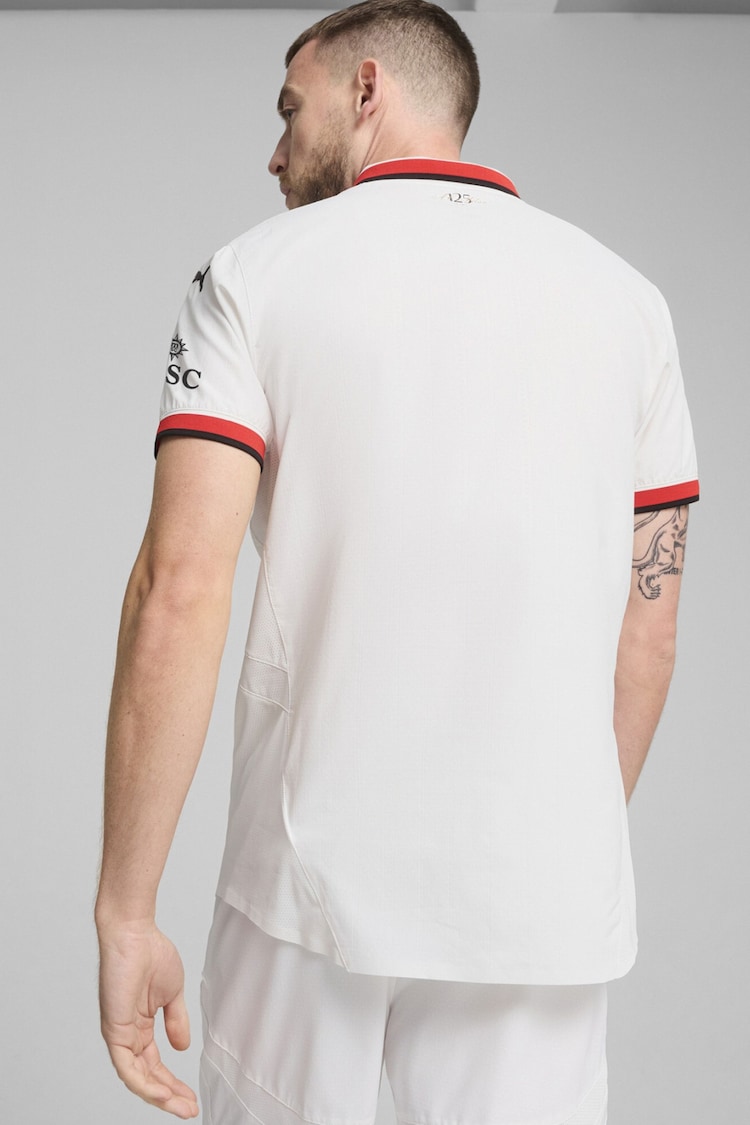 Puma White Mens AC Milan 24/25 Authentic Away Jersey - Image 2 of 6