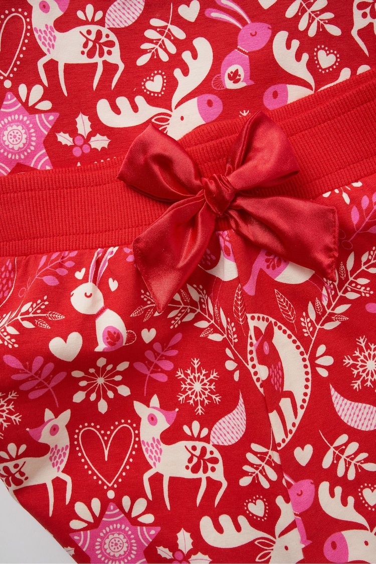 Angel & Rocket Red Amelia Winter Print Pyjamas - Image 8 of 8