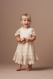 Angel & Rocket Natural Felicitie Lace Dress - Image 1 of 7