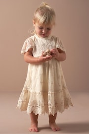 Angel & Rocket Natural Felicitie Lace Dress - Image 2 of 7