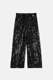 Angel & Rocket Black Sadie Tassel Sequin Trousers - Image 4 of 6