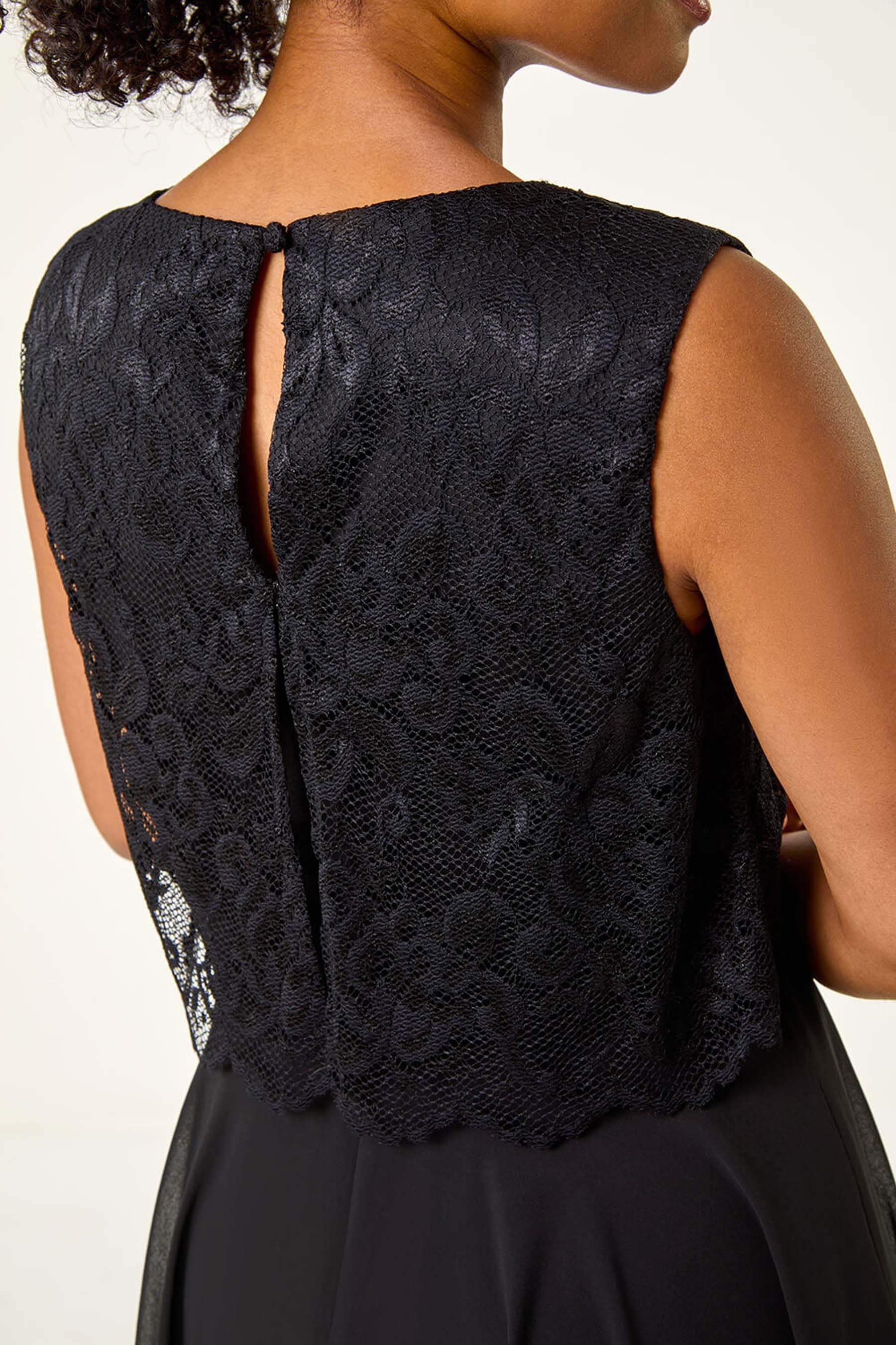 Petite lace midi dress 2025