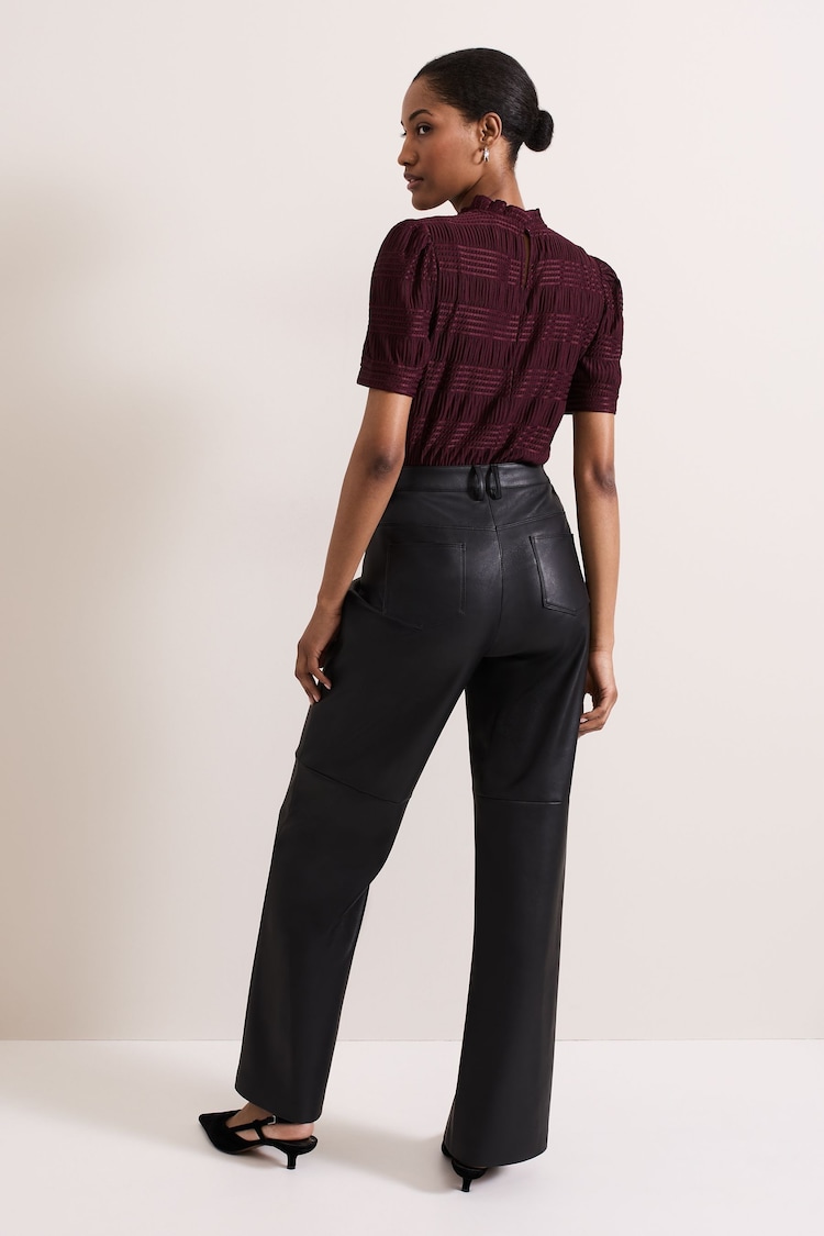 Phase Eight Black Melissa Straight Leg Trousers - Image 2 of 6