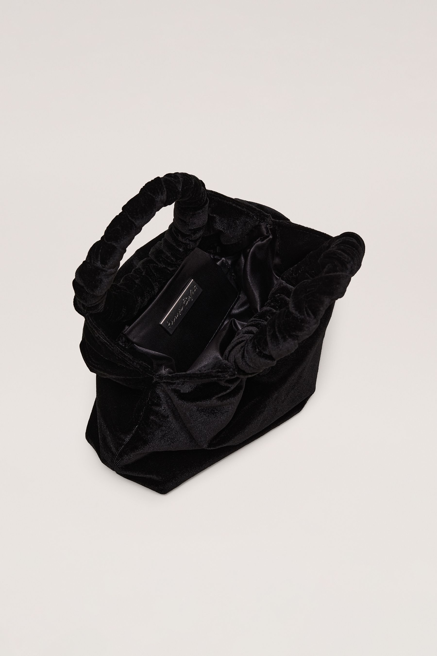 Small black velvet bag new arrivals