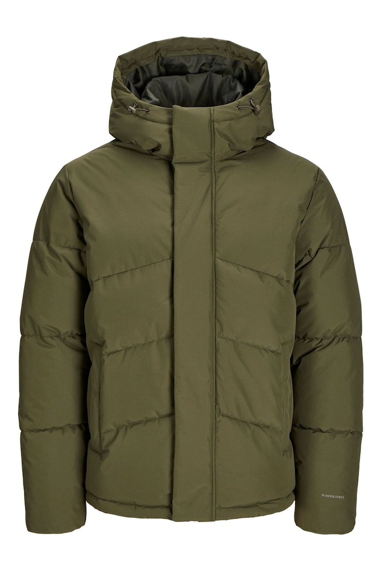 JACK & JONES Green Puffer Jacket - Image 1 of 1