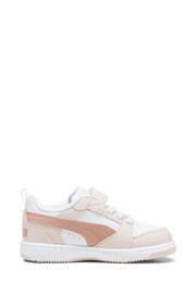 Puma Aqua White Baby Unisex Rebound V6 Lo Sneakers - Image 1 of 4