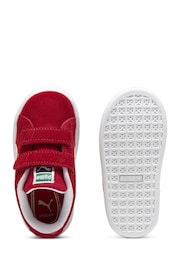 Puma Red Baby Unisex Suede Classic Sneakers - Image 5 of 6