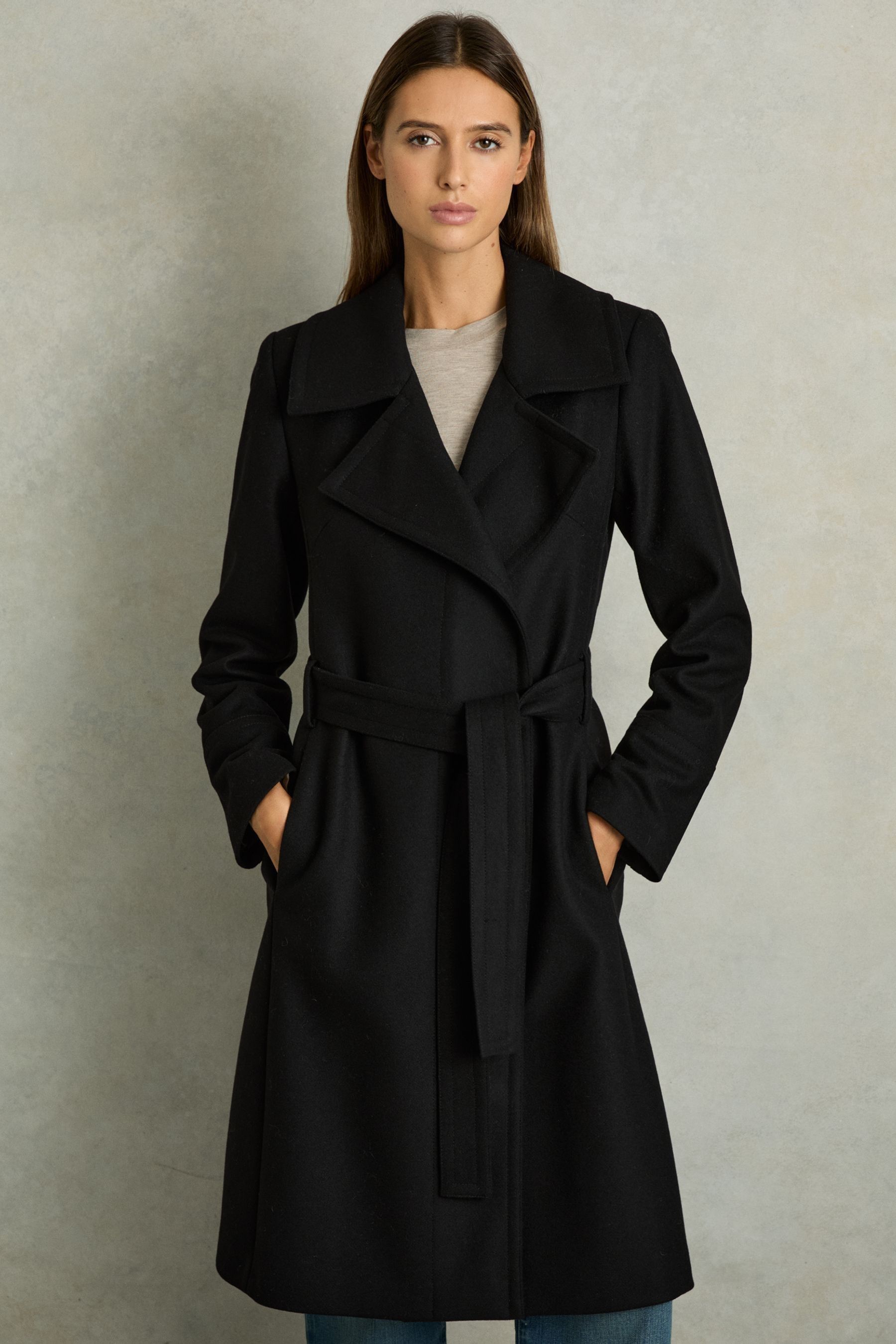 Petite wool cashmere coat new arrivals
