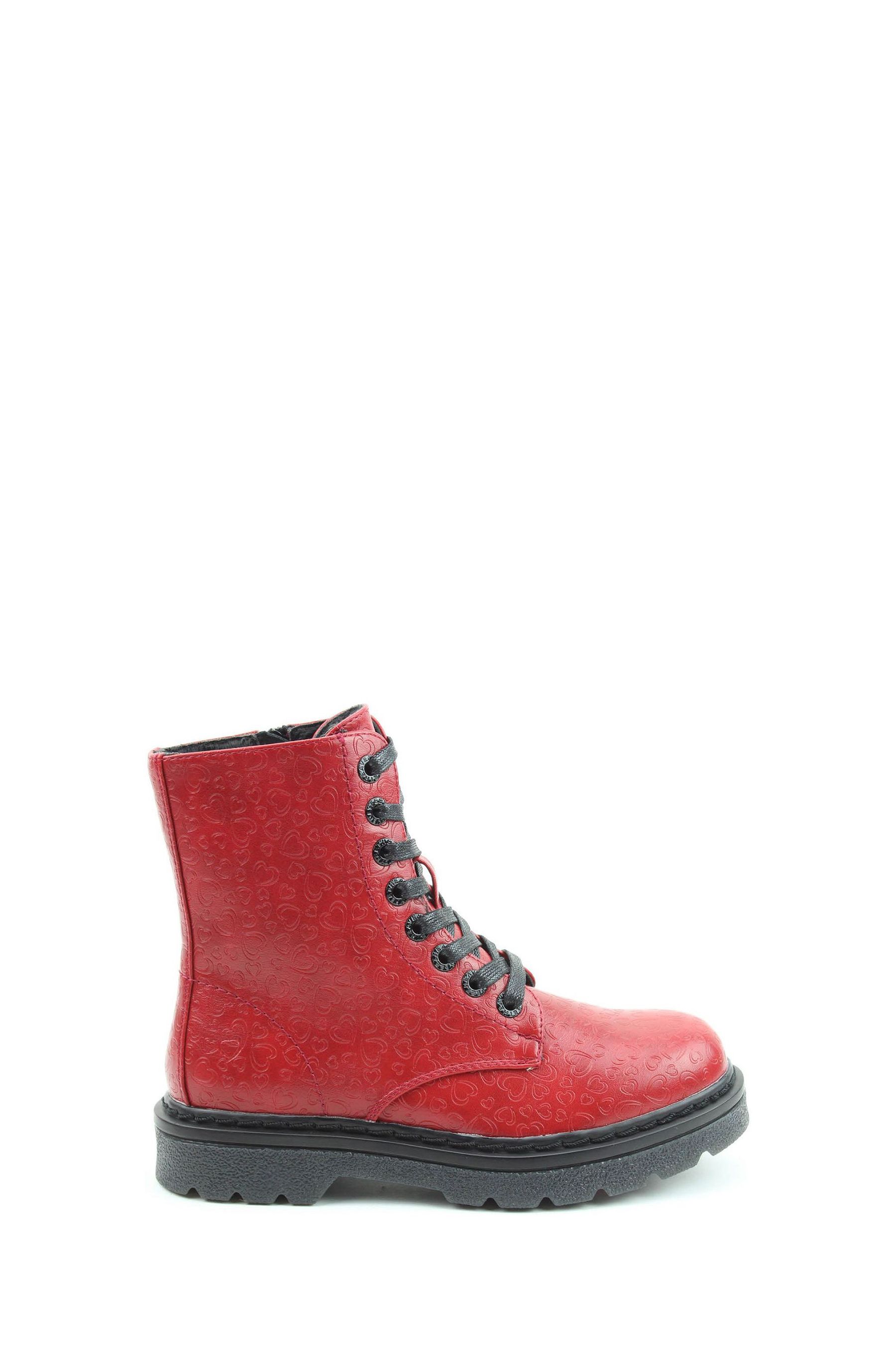 Buy Heavenly Feet Justina2 Emboss Hearts Mid Boots from the Next UK online shop