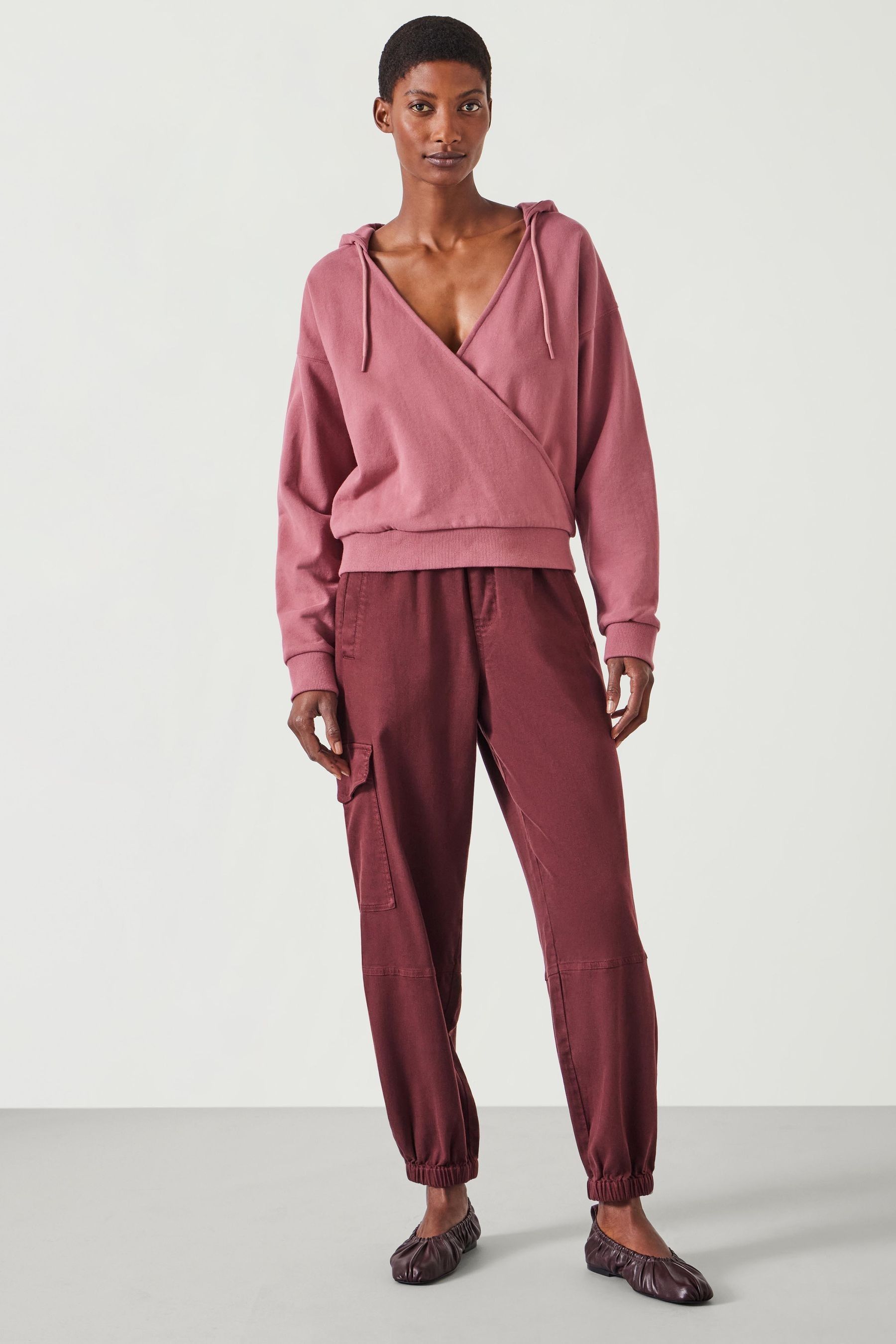 Hush pink hoodie clearance