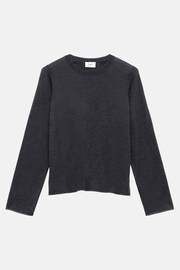 Hush Grey Lara Fine Knit Jumper - Image 4 of 4