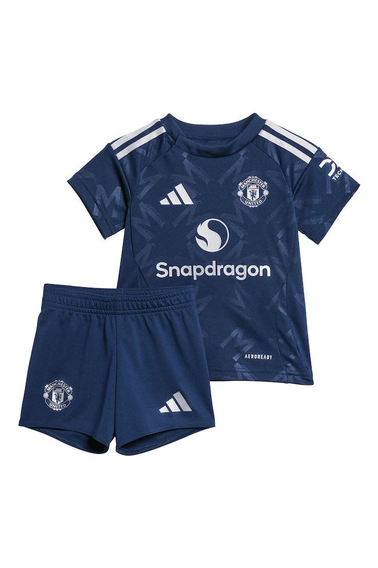 adidas Blue Manchester United EPL Away Baby Kit 2024-25 - Image 1 of 3