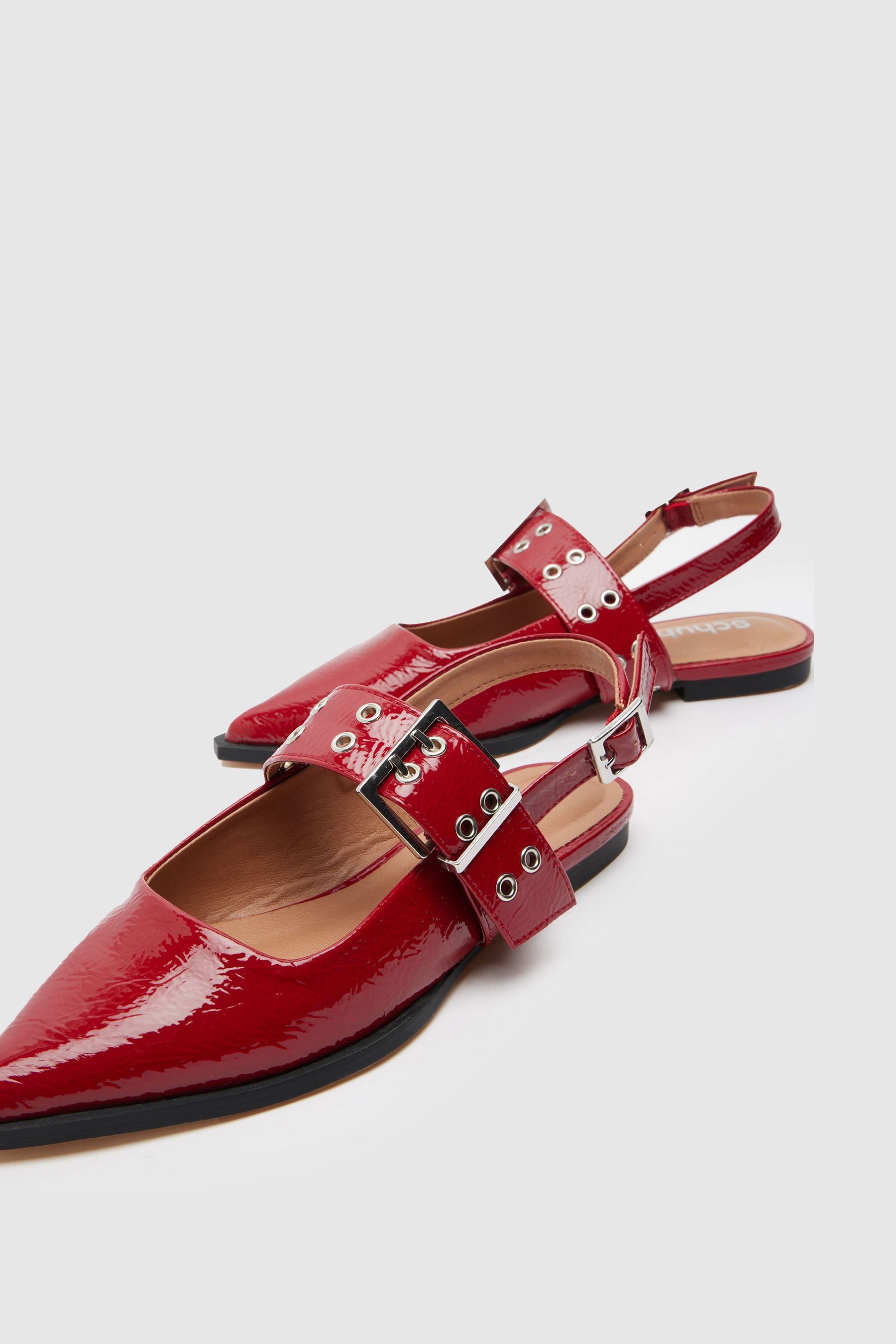 Buy Schuh Red Lorella Point Shoes from Next Luxembourg