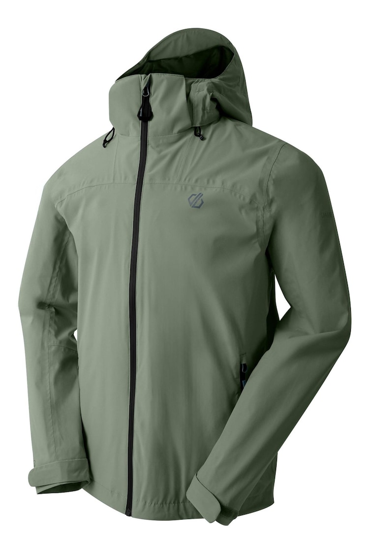 Dare 2b Mens Green Switch Out II Waterproof Jacket - Image 2 of 3