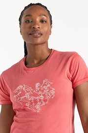 Dare 2b Womens Pink Tranquility II 100% Cotton T-Shirt - Image 4 of 7