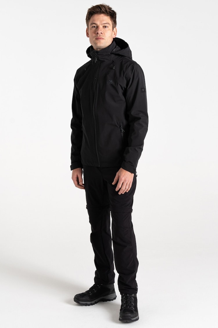 Dare 2b Mens Switch Out II Waterproof Black Jacket - Image 2 of 9