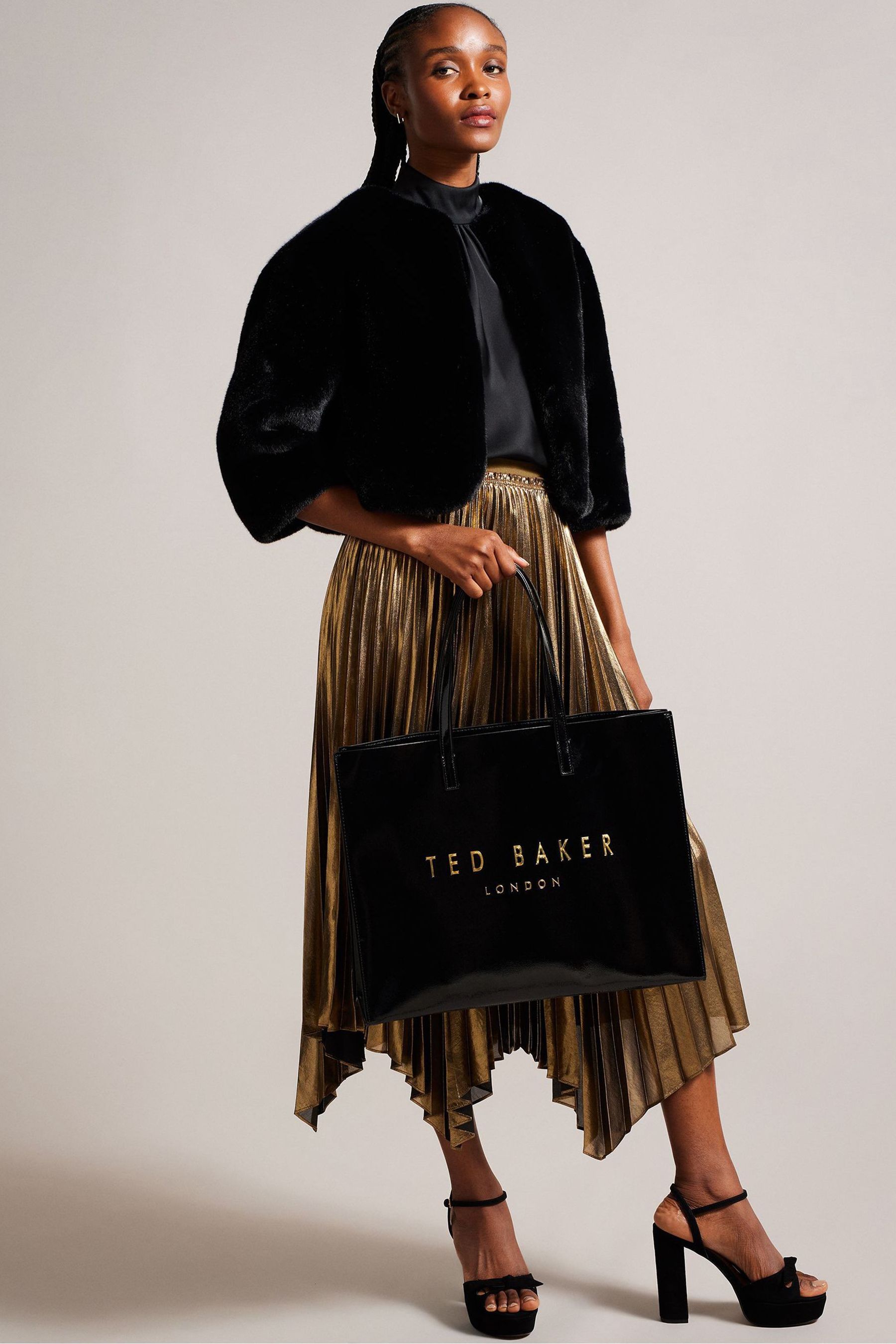 Buy Ted Baker Black Crikon Crinkle Extra Large Icon Bag from Next Georgia