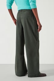 Hush Green Lya Cotton Chino Trousers - Image 2 of 4