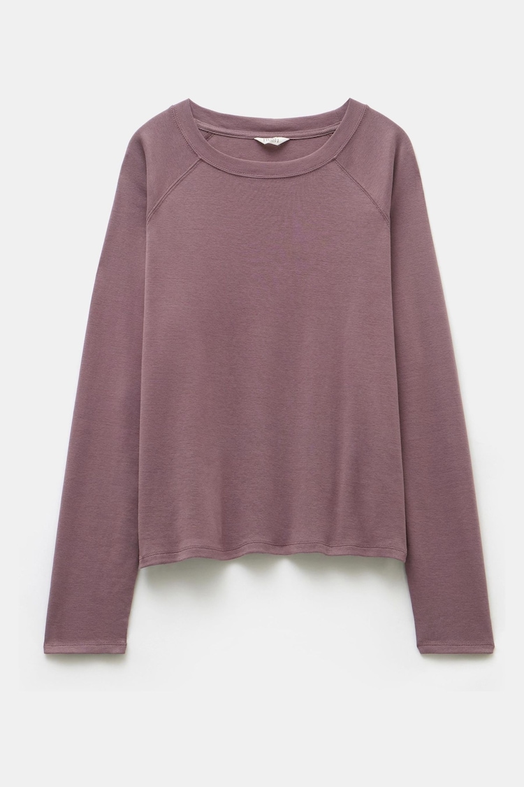 Hush Brown 100% Cotton Matilda Raglan Top - Image 5 of 5