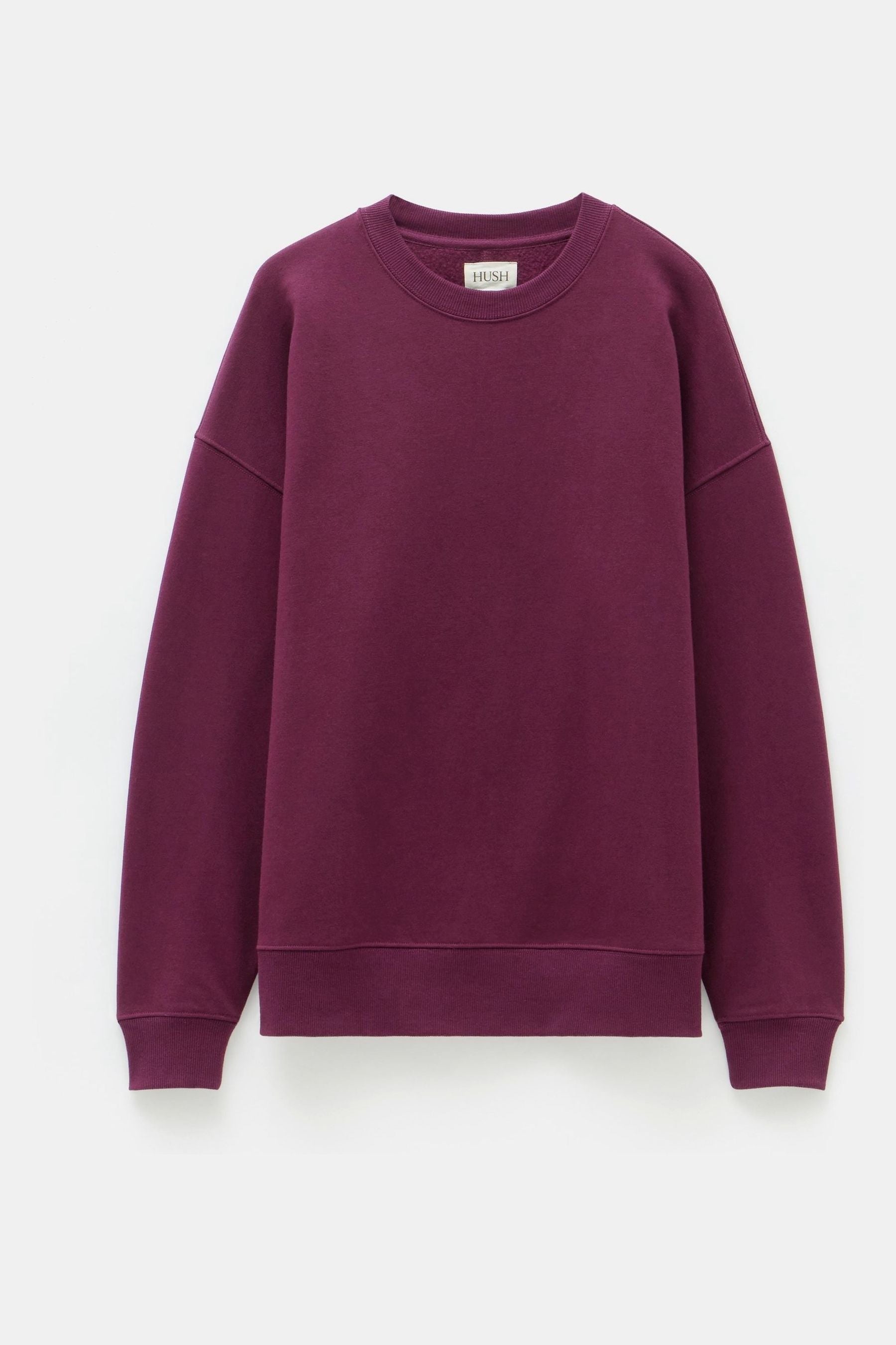 Buy Hush Dark Red Quaden Clean Oversized Sweatshirt from Next Singapore
