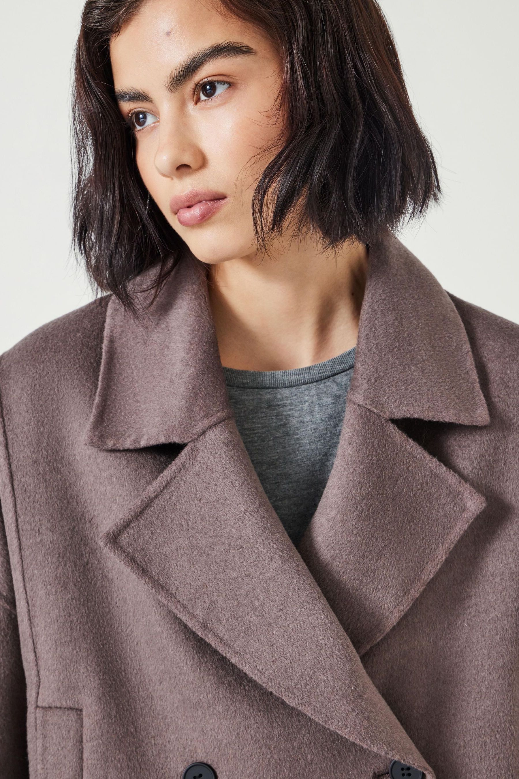 Buy Hush Brown Verity Double Faced Jacket from Next Luxembourg
