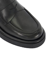 Dune London Black Goodluck Lightweight Chunky Loafers - Image 5 of 6