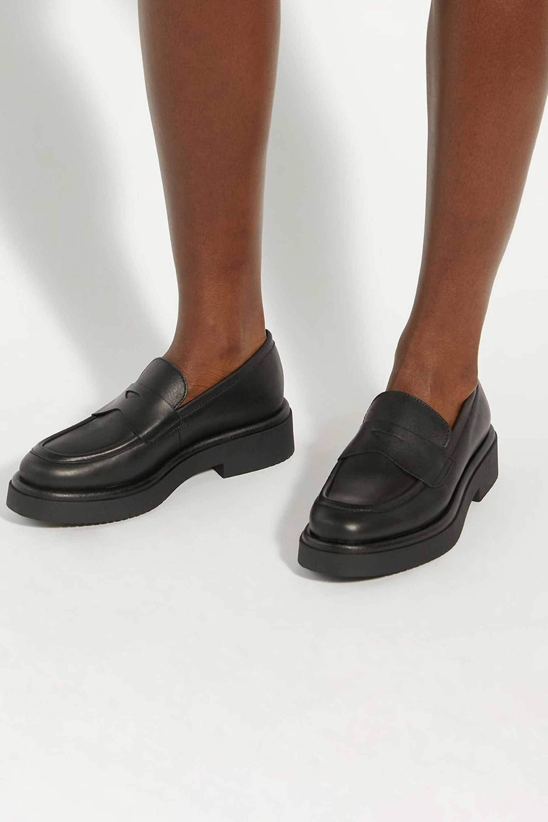 Buy Dune London Black Goodluck Lightweight Chunky Loafers from Next Canada
