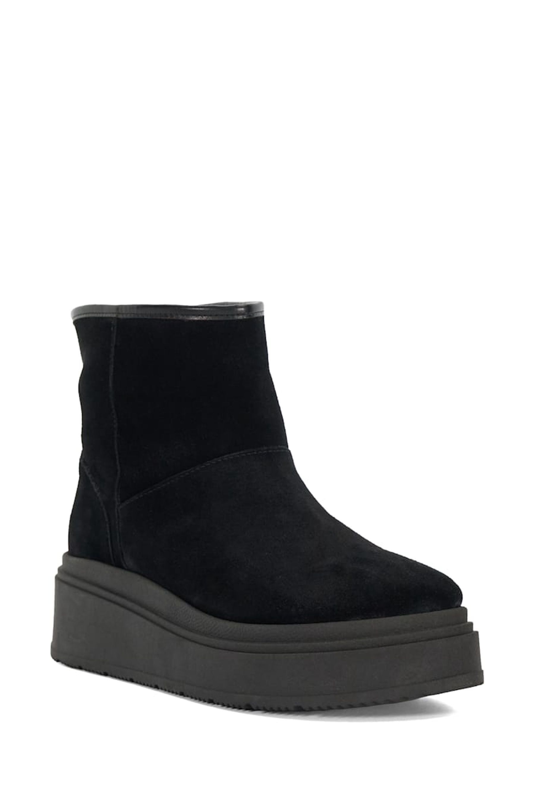 Buy Dune London Black Podsey Shearling Fur Platform Boots from Next Belgium