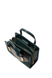 Dune London Green Mini Dinkydenbeigh Branded Handle Bag - Image 4 of 5