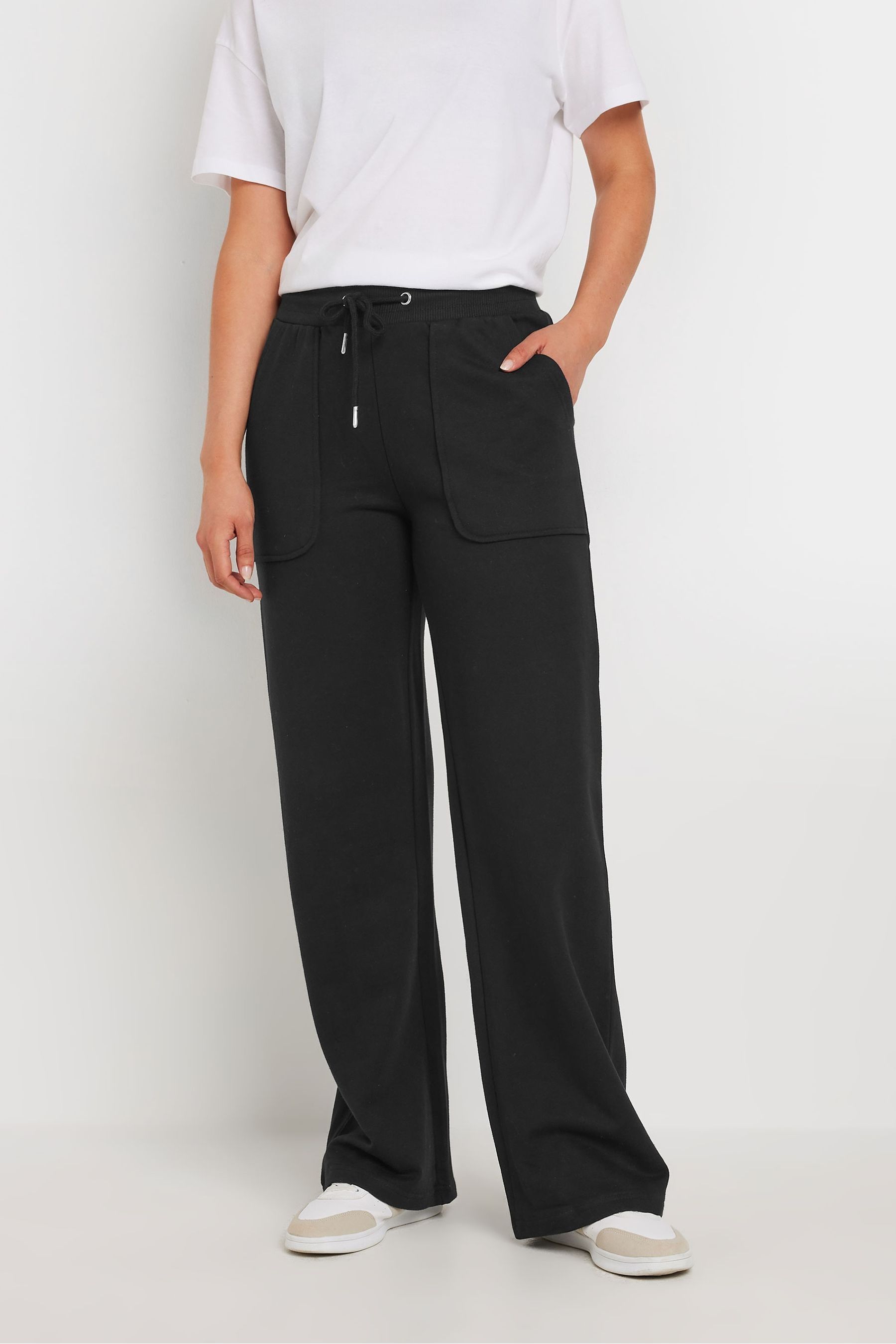 Black patch pocket joggers new arrivals