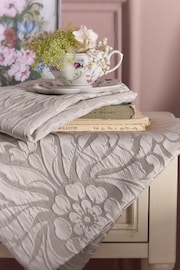 Appletree Silver Worcester Jacquard Duvet Cover Set - Image 4 of 6