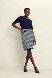 Hobbs Blue Petite Audra Dress - Image 1 of 4