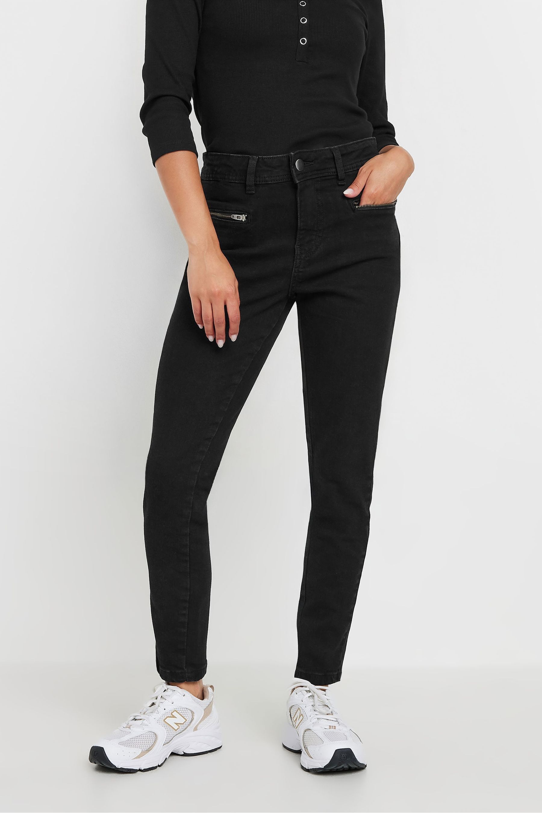 Buy PixieGirl Petite Black Khaki Zip Pkt Skinny Jean from the Next UK online shop
