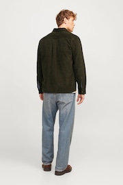 JACK & JONES Green Corduroy 100% Cotton Overshirt - Image 2 of 7