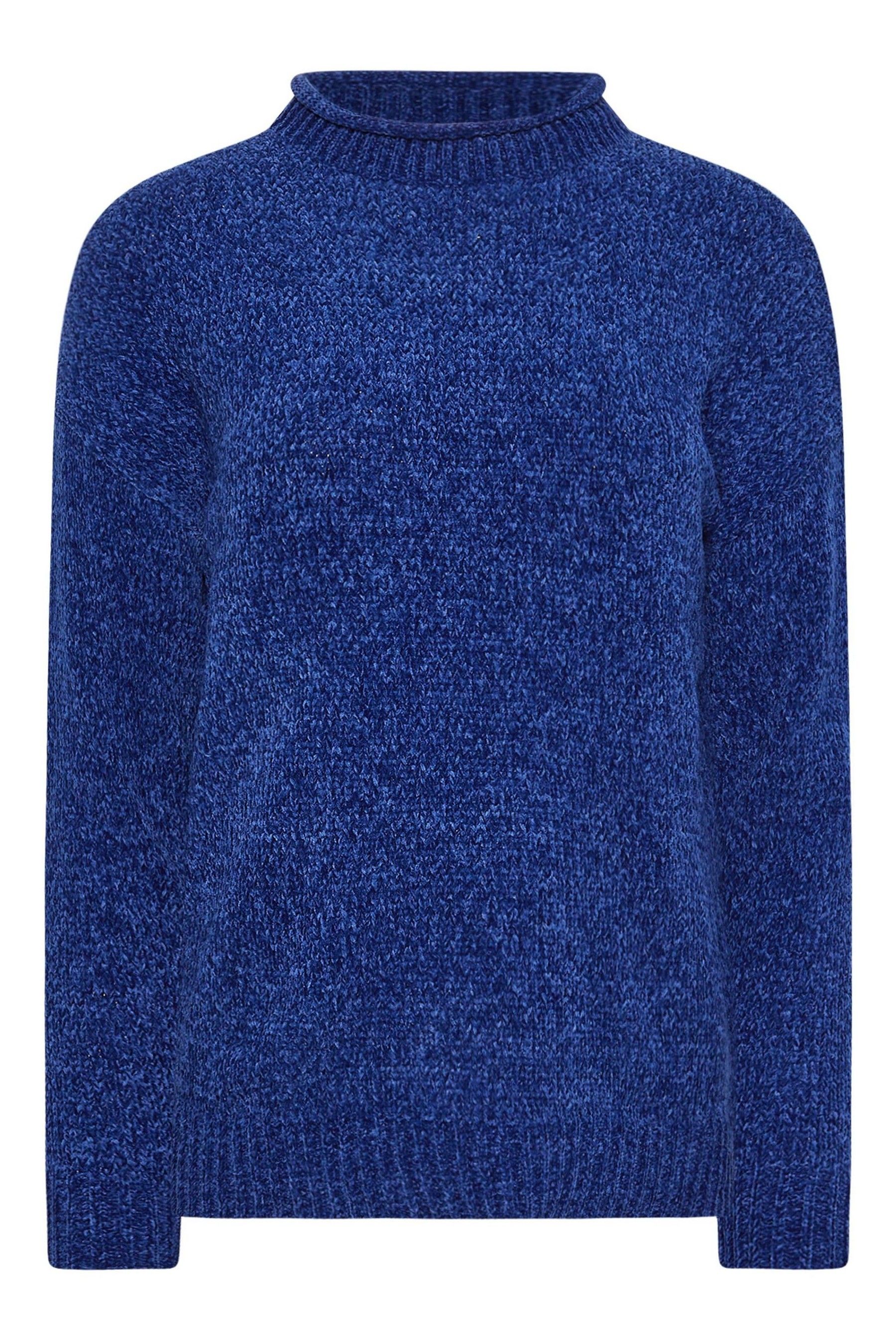 Buy PixieGirl Petite Royal Blue Chenille High Neck Jumper from the Next UK online shop