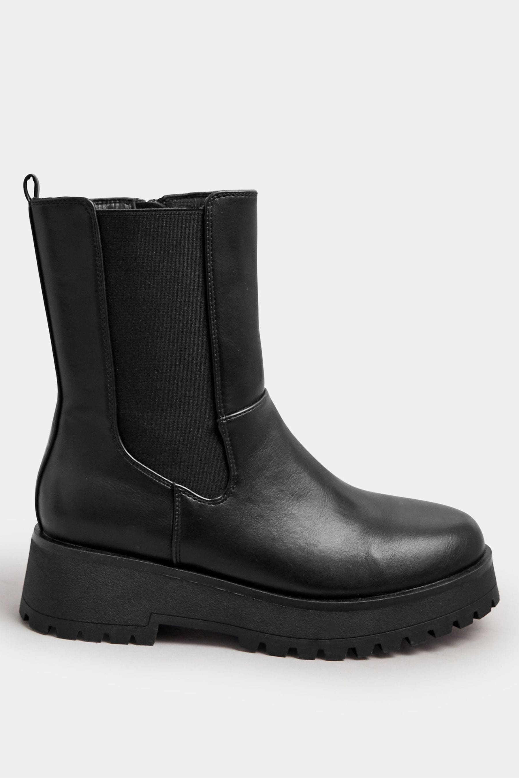 Chunky wedge booties store